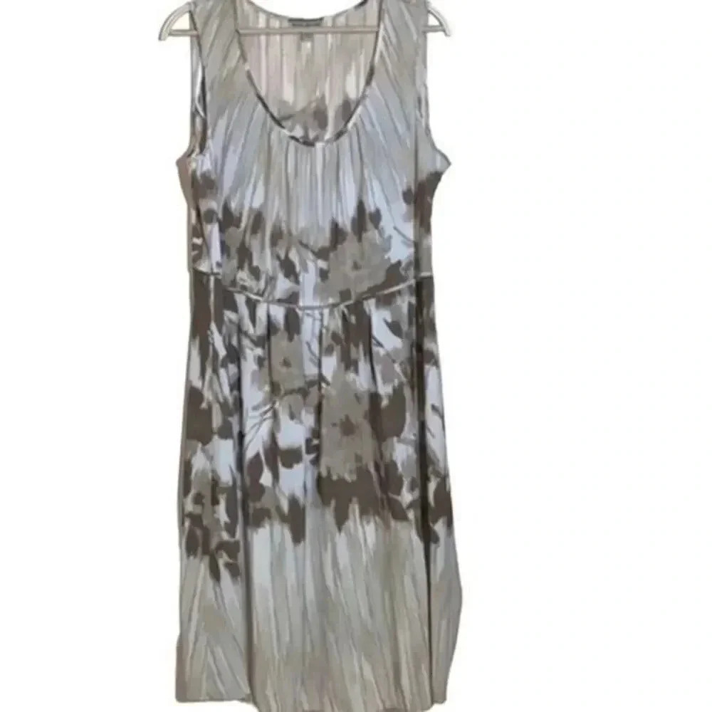 Maya Brooks size 16 natural beige dress